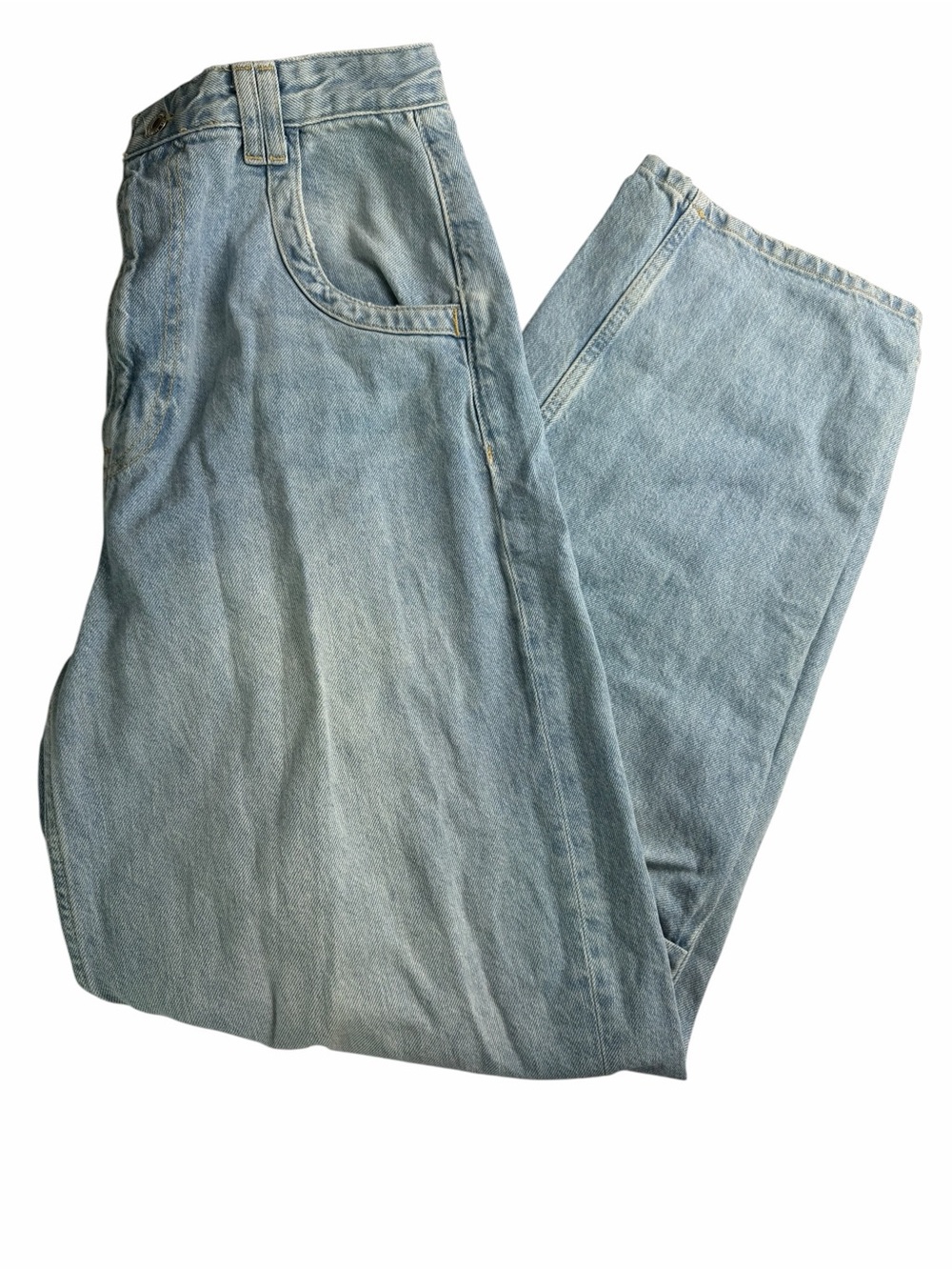 ASOS Bershka Balloon Fit wide barrel leg Jeans women’s size 4 - Picture 3 of 5